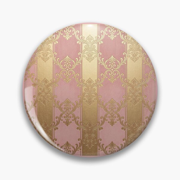 Item preview, Matte Pink Ombre & Shimmer Gold Striped Baroque designed and sold by DesignsByPrnces.