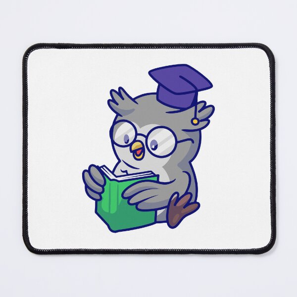 Item preview, Wise Owl Graduation Reading Book Kawaii Student designed and sold by Christi W Witherspoon.