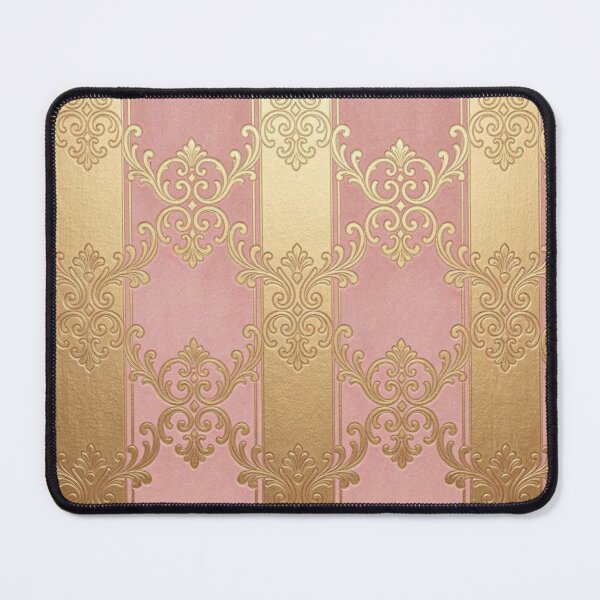 Item preview, Matte Pink Ombre & Shimmer Gold Striped Baroque designed and sold by DesignsByPrnces.
