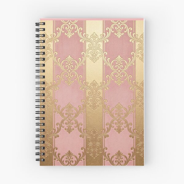 Item preview, Matte Pink Ombre & Shimmer Gold Striped Baroque designed and sold by DesignsByPrnces.