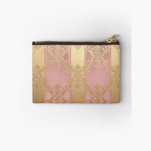 Item preview, Matte Pink Ombre & Shimmer Gold Striped Baroque designed and sold by DesignsByPrnces.