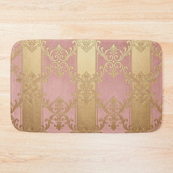 Item preview, Matte Pink Ombre & Shimmer Gold Striped Baroque designed and sold by DesignsByPrnces.