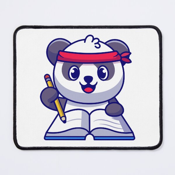Item preview, Cute Panda Ninja Studying Writing Book With Pencil designed and sold by Christi W Witherspoon.