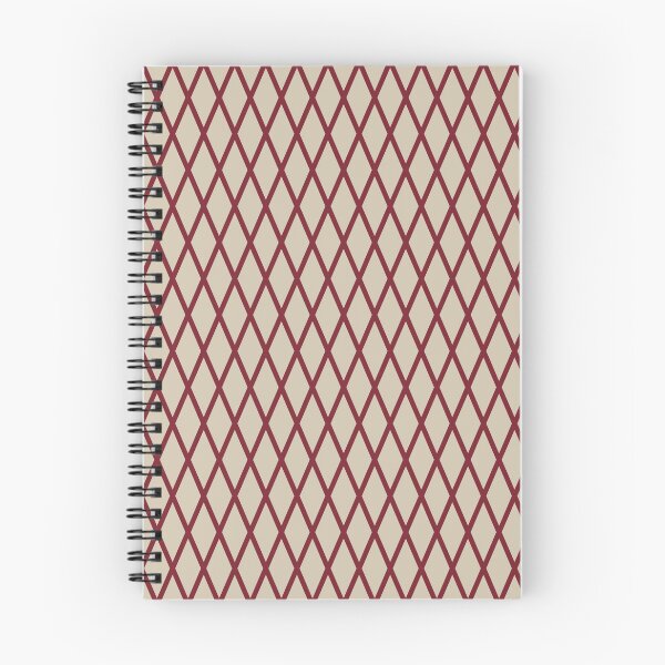 Item preview, Beige And Red Lattice Pattern designed and sold by pattern-archive.