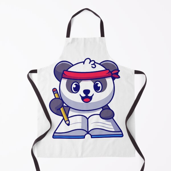 Item preview, Cute Panda Ninja Studying Writing Book With Pencil designed and sold by Christi W Witherspoon.