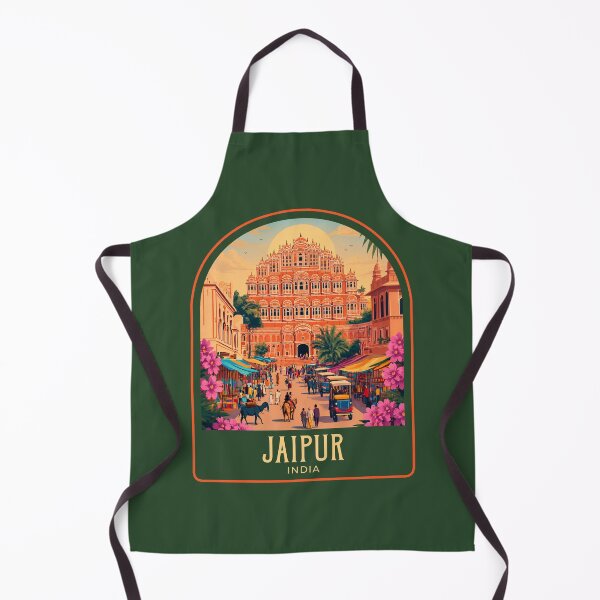 Item preview, Jaipur Vintage Travel Illustration designed and sold by HomeLivingCo.