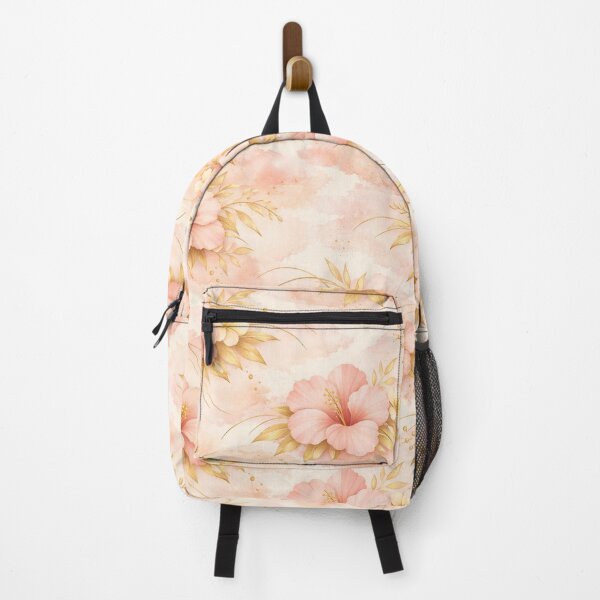 Item preview, Elegant Tropical Flowers with Gold Leaves Watercolor Design designed and sold by Ve & Co.