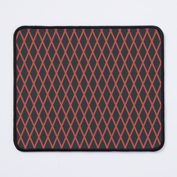 Item preview, Charcoal And Red Lattice Pattern designed and sold by pattern-archive.