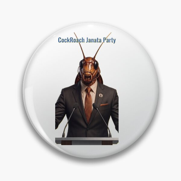 Item preview, Cockroach Janta Party Manifesto | T-Shirt | Indian Political Satire Streetwear designed and sold by Prism-Bubble.
