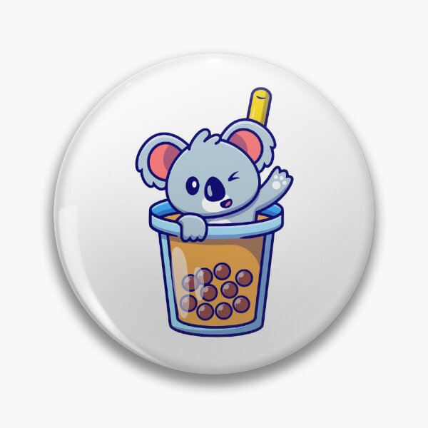Item preview, Cute Koala Bear Drinking Boba Milk Bubble Tea designed and sold by Christi W 	 Witherspoon.
