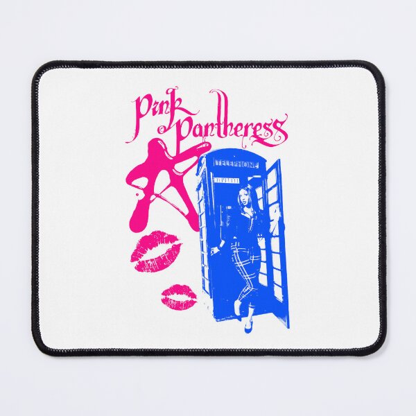 Item preview, Blue & Pink Silhouette Pop Girl Singer designed and sold by GlamRetro.