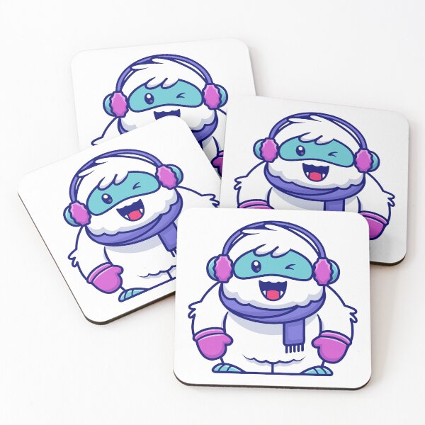 Item preview, Cute Winter Yeti Abominable Snowman With Earmuffs designed and sold by Christi W 	 Witherspoon.