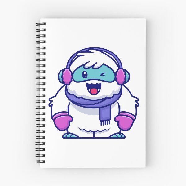 Item preview, Cute Winter Yeti Abominable Snowman With Earmuffs designed and sold by Christi W 	 Witherspoon.