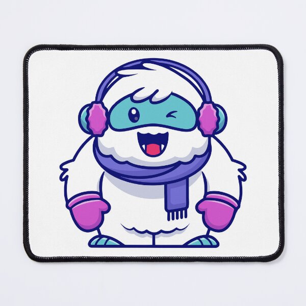 Item preview, Cute Winter Yeti Abominable Snowman With Earmuffs designed and sold by Christi W Witherspoon.