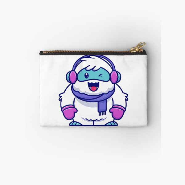Item preview, Cute Winter Yeti Abominable Snowman With Earmuffs designed and sold by Christi W 	 Witherspoon.