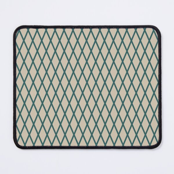 Item preview, Beige And Teal Lattice Pattern designed and sold by pattern-archive.