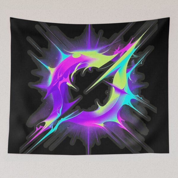 Item preview, Abstract neon paint art logo designed and sold by Nexus Space.