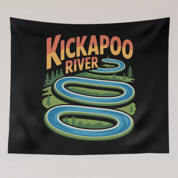 Item preview, Kickapoo river - wild beauty of Wisconsin designed and sold by DamioPolArt.