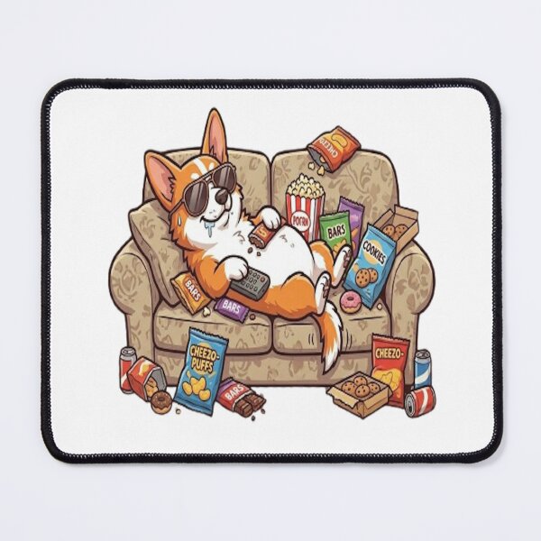 Item preview, Corgi Professional Couch Potato designed and sold by ClaussShop.