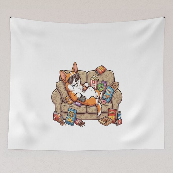 Item preview, Corgi Professional Couch Potato designed and sold by ClaussShop.