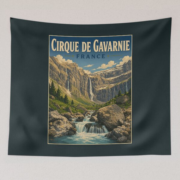 Item preview, Cirque de Gavarnie - France designed and sold by GoodOldVintage.