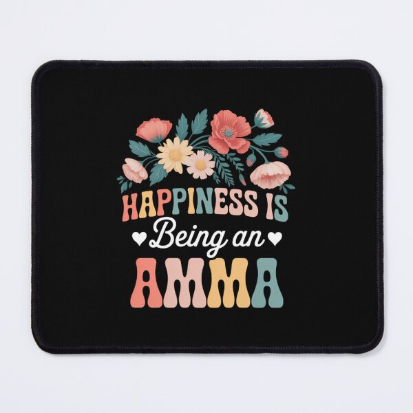 Item preview, Happiness is Being an Amma Floral Amma Mother's Day designed and sold by SapfireStuArt.