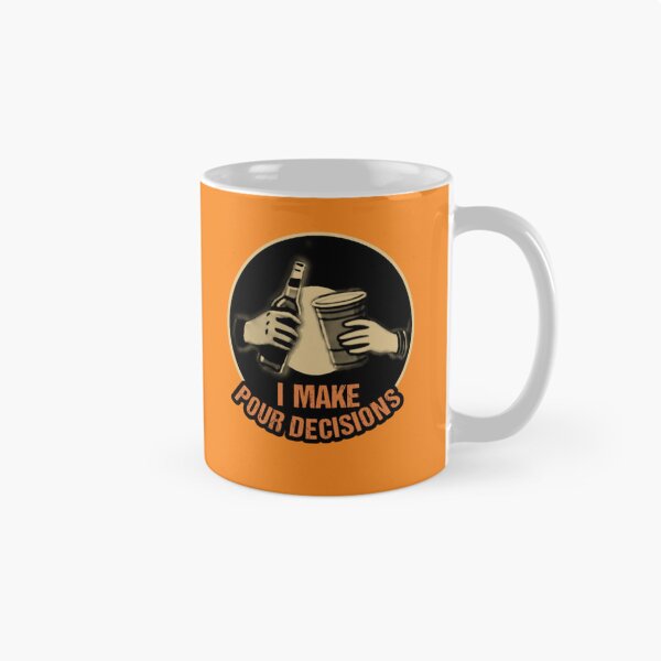 Item preview, I Make Pour Decisions Funny Drinking Pun designed and sold by Abibless1998.