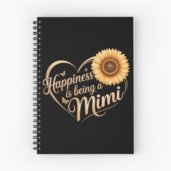 Item preview, Happiness is Being A Mimi Grandma Sunflower Mother's Day designed and sold by SapfireStuArt.