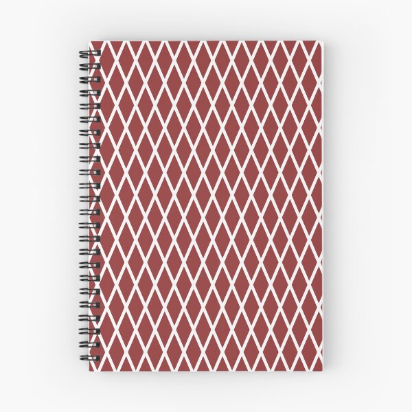 Item preview, Brick Red And White Lattice Pattern designed and sold by pattern-archive.