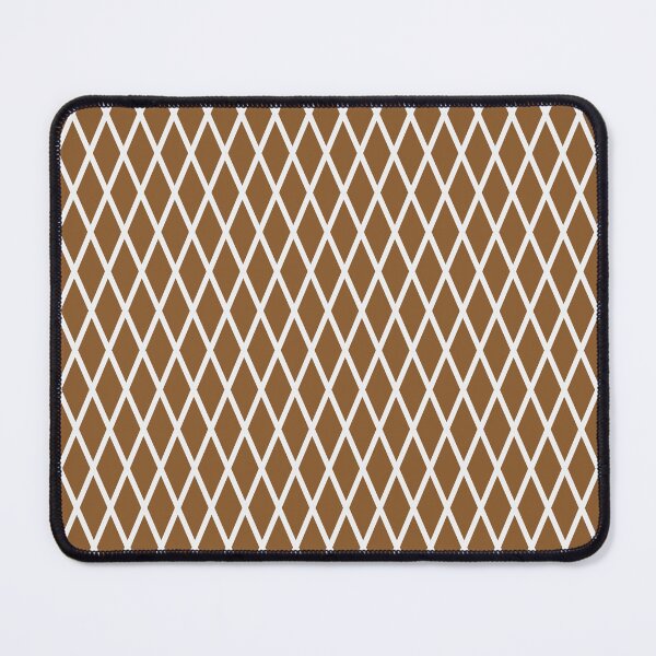 Item preview, Bronze And White Lattice Pattern designed and sold by pattern-archive.