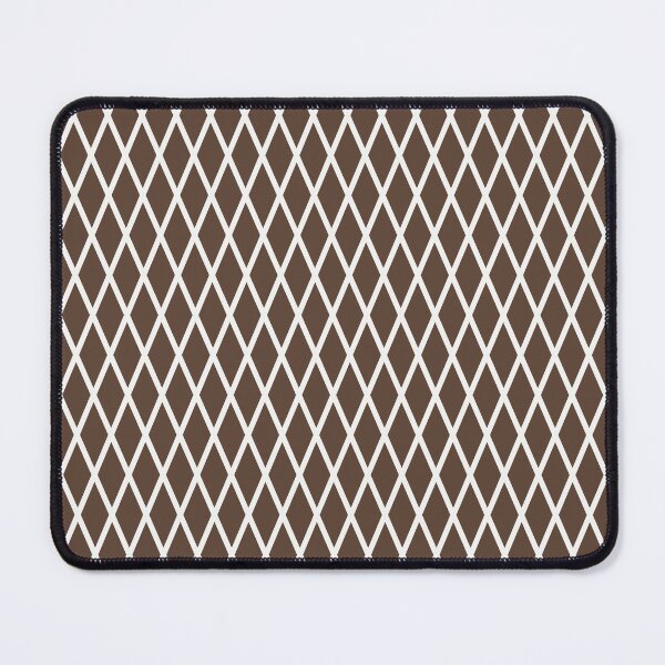 Item preview, Brown And White Lattice Pattern designed and sold by pattern-archive.