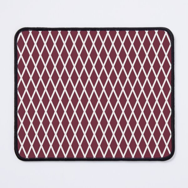 Item preview, Burgundy And White Lattice Pattern designed and sold by pattern-archive.