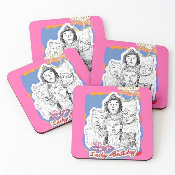 Item preview, Lucky Birthday From Wizard of OZ Characters (Ink Drawing by ACCI) designed and sold by VanyssaGraphics.