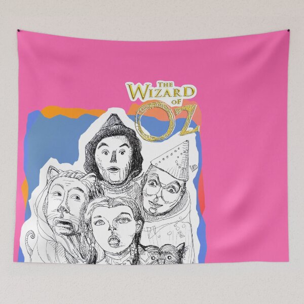 Item preview, Lucky Birthday From Wizard of OZ Characters (Ink Drawing by ACCI) designed and sold by VanyssaGraphics.