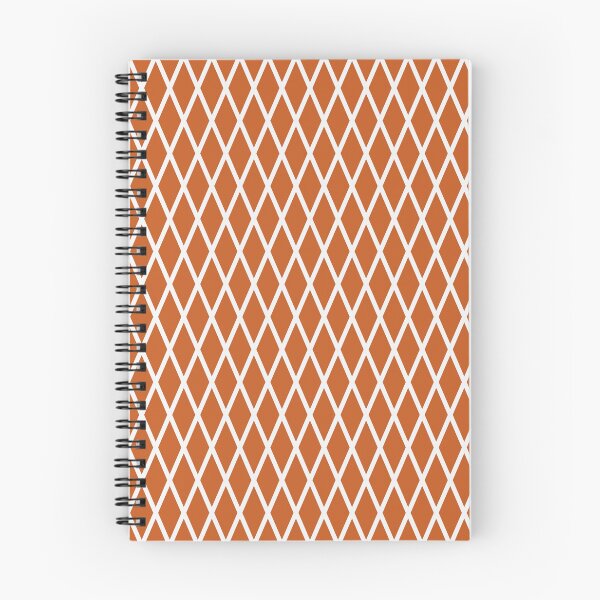 Item preview, Burnt Orange And White Lattice Pattern designed and sold by pattern-archive.