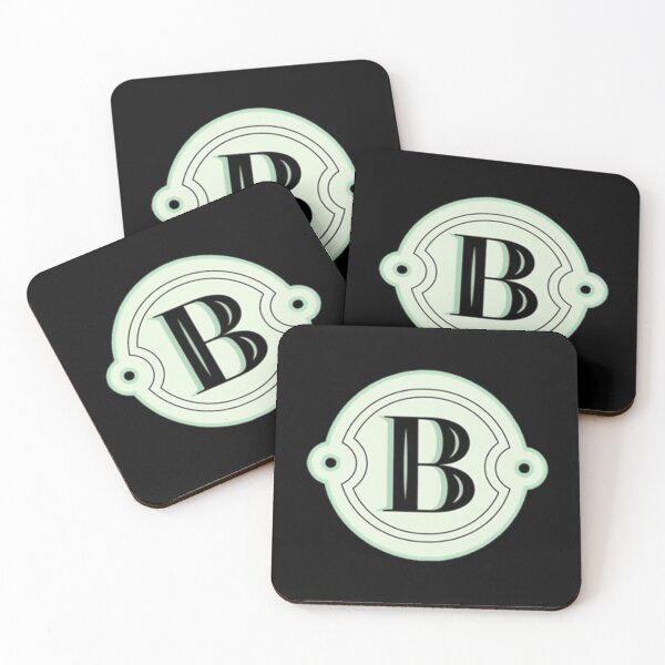 Item preview, Bellas Italian Bakery Retro Mint Green Vintage Letter B Logo designed and sold by Christi W 	 Witherspoon.
