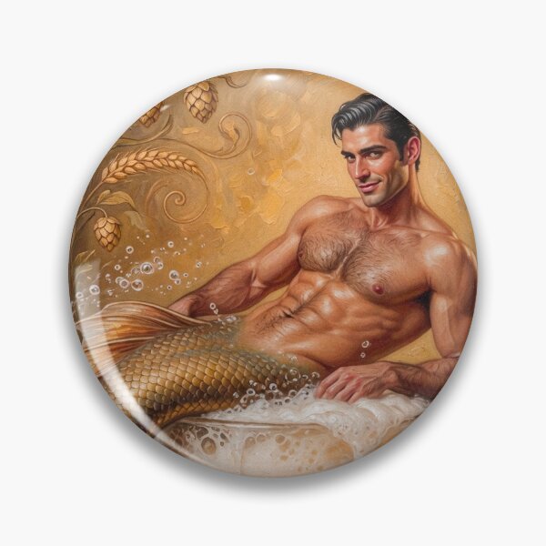 Item preview, Muscular Merman in Giant Beer Mug designed and sold by ZhivanCrimson.