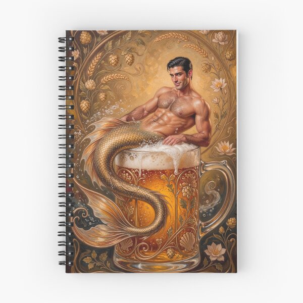 Item preview, Muscular Merman in Giant Beer Mug designed and sold by ZhivanCrimson.