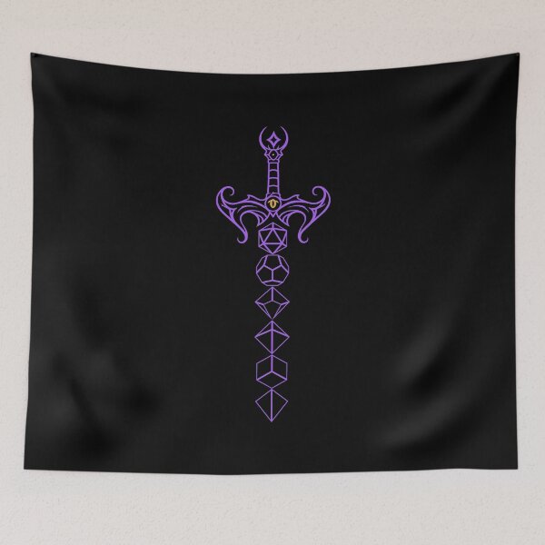 Item preview, Polyhedral Dice Sword of the Warlock designed and sold by pixeptional.