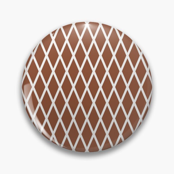 Item preview, Copper And White Lattice Pattern designed and sold by pattern-archive.