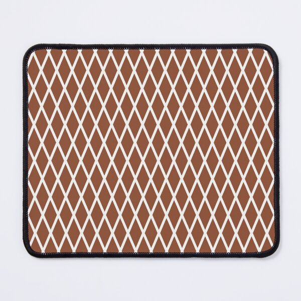 Item preview, Copper And White Lattice Pattern designed and sold by pattern-archive.