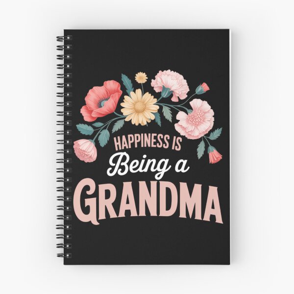 Item preview, Happiness is Being a Grandma Floral Grandma Mother's Day designed and sold by SapfireStuArt.