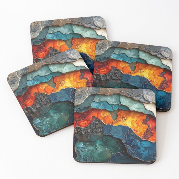 Item preview, jagged volcanic layers designed and sold by psychoshadow.