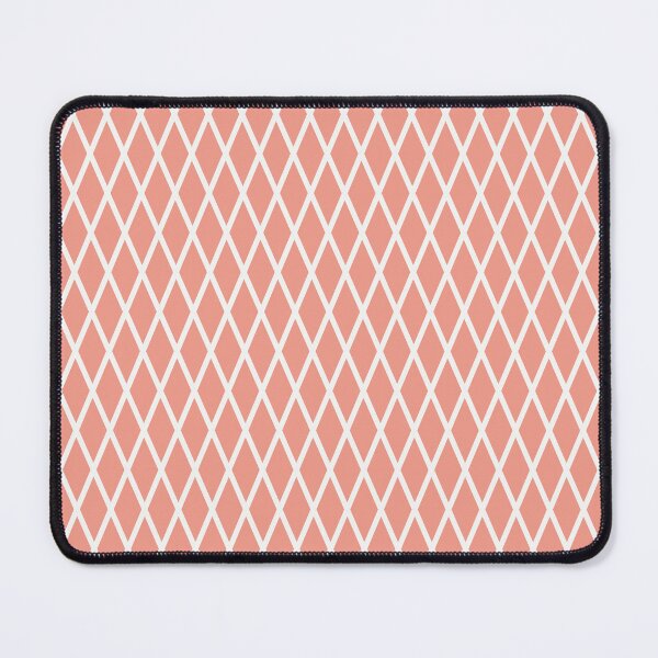 Item preview, Coral And White Lattice Pattern designed and sold by pattern-archive.