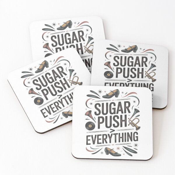 Item preview, Retro Swing Dance Poster – Sugar Push over Everything designed and sold by Graphicarium Shop.