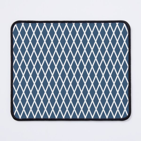Item preview, Denim And White Lattice Pattern designed and sold by pattern-archive.
