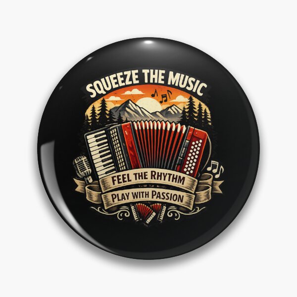 Item preview, Squeeze The Music - Accordion Player Vintage Sunset  designed and sold by SidTastic .