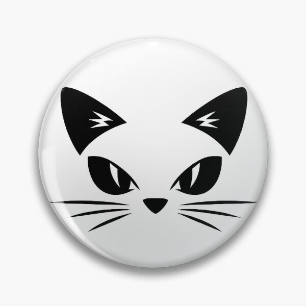 Item preview, Minimalist Mysterious Cat - Sharp Eyes and Whiskers Silhouette Art designed and sold by myforestfog.