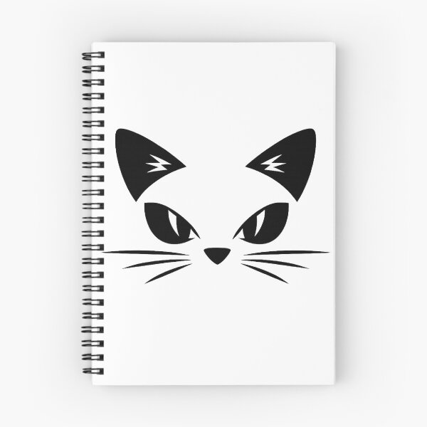 Item preview, Minimalist Mysterious Cat - Sharp Eyes and Whiskers Silhouette Art designed and sold by myforestfog.