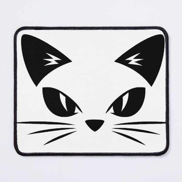 Item preview, Minimalist Mysterious Cat - Sharp Eyes and Whiskers Silhouette Art designed and sold by myforestfog.